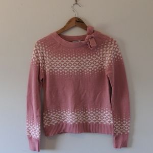 Loft Bow Detail Knitted Sweater